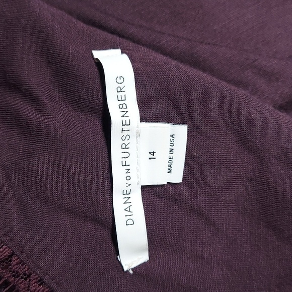 DIANE VON FURSTENBERG  Longuette Dress Size 14 - Picture 6 of 6